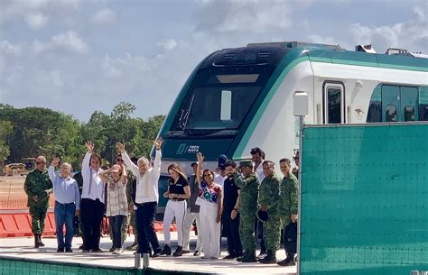 El presidente inaugura Tren Maya