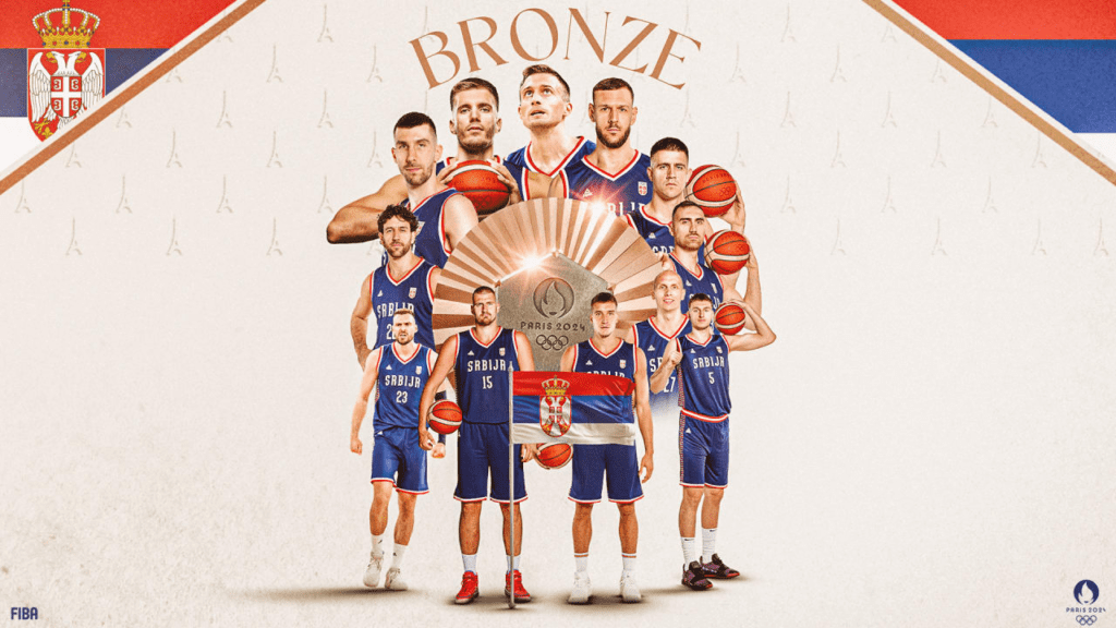 Serbia gana bronce
