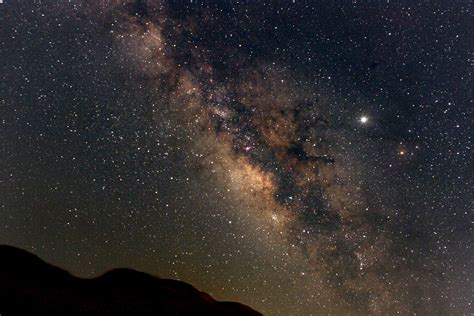Vía láctea visible 