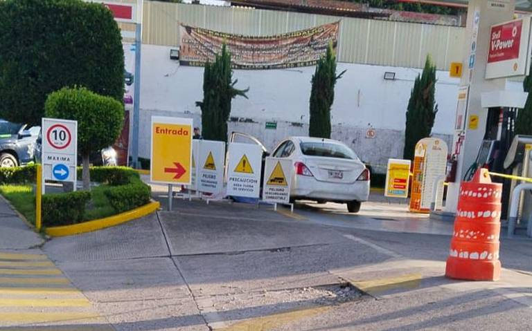 Muere hombre en gasolinera