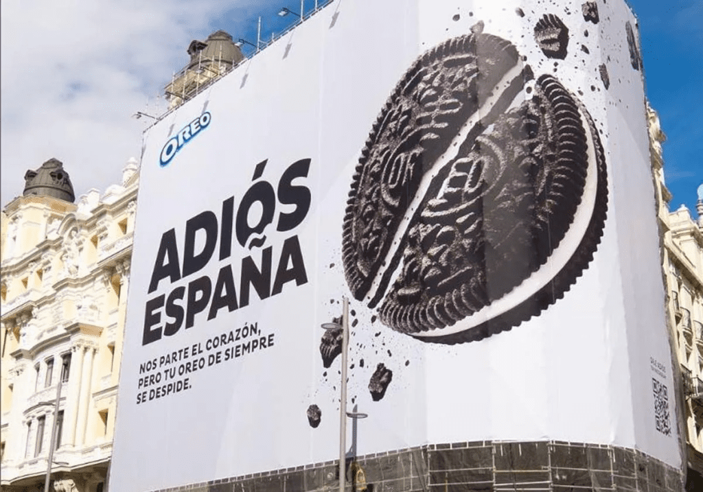 Oreo se va de España