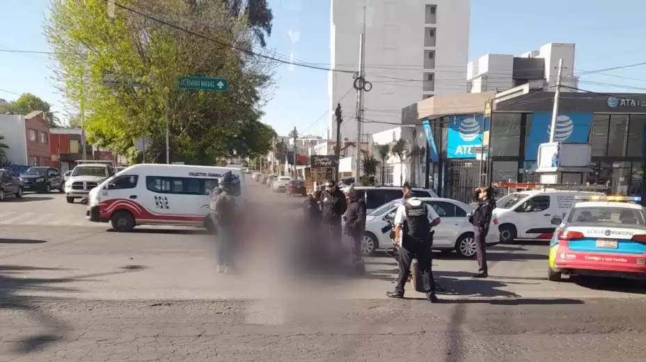 Accidente provoca tráfico en la Prolongación de la Reforma
