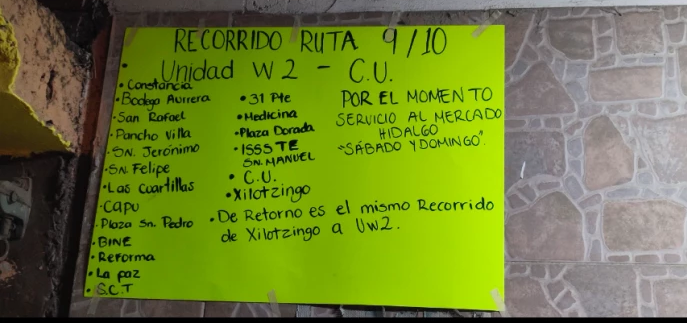 Ruta 10 en Puebla: Nuevo recorrido y cambios en su trayecto