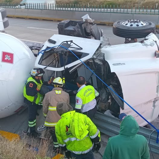 Grave accidente en la autopista