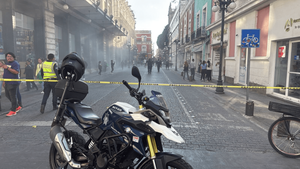 Incendio en joyería