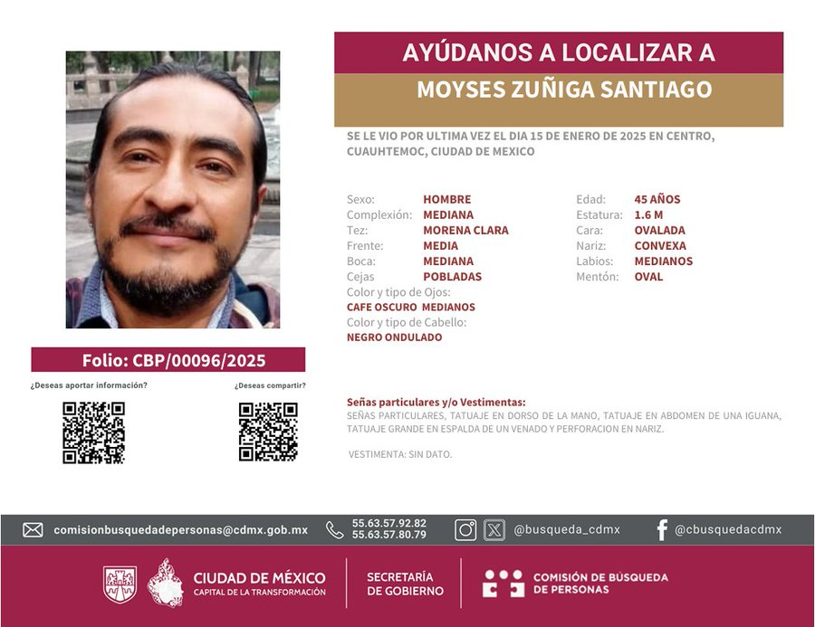 Desaparición del periodista Moyses Zúñiga
