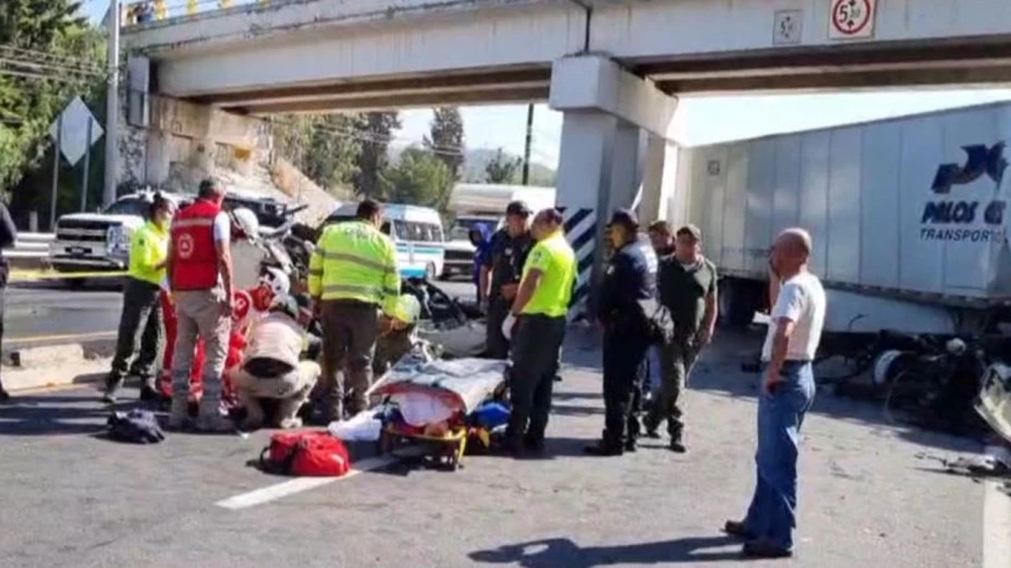 Accidente en la autopista Tlaxcala-San Martín: Cierre parcial