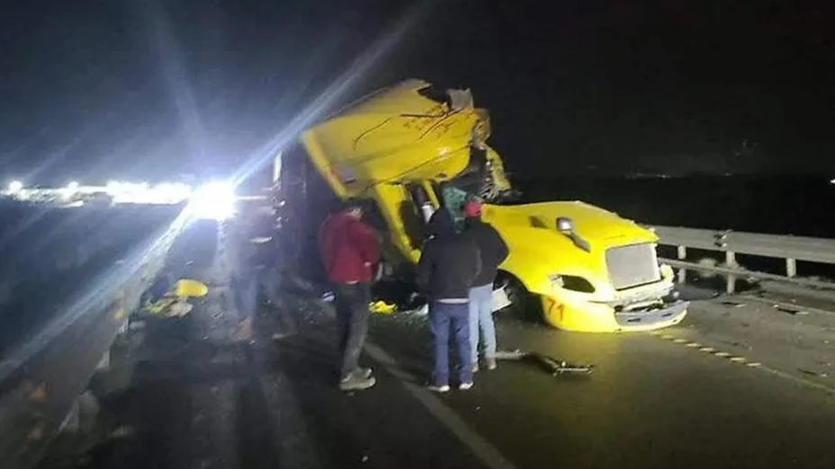 Fatal accidente en la autopista Amozoc-Perote