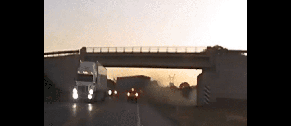 Impactante accidente en la autopista Amozoc-Perote