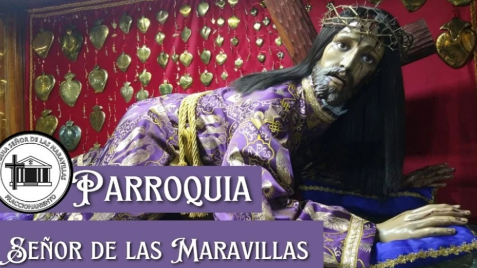 Procesión del Señor de las Maravillas en Puebla
