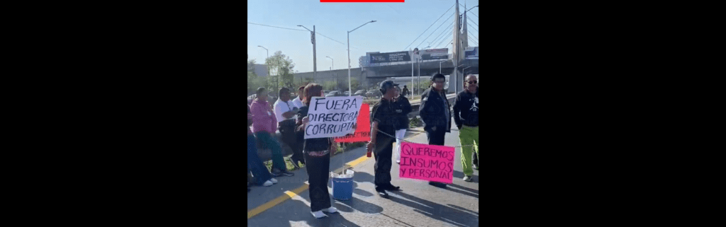 Bloqueo en el Periférico Ecológico de Cholula