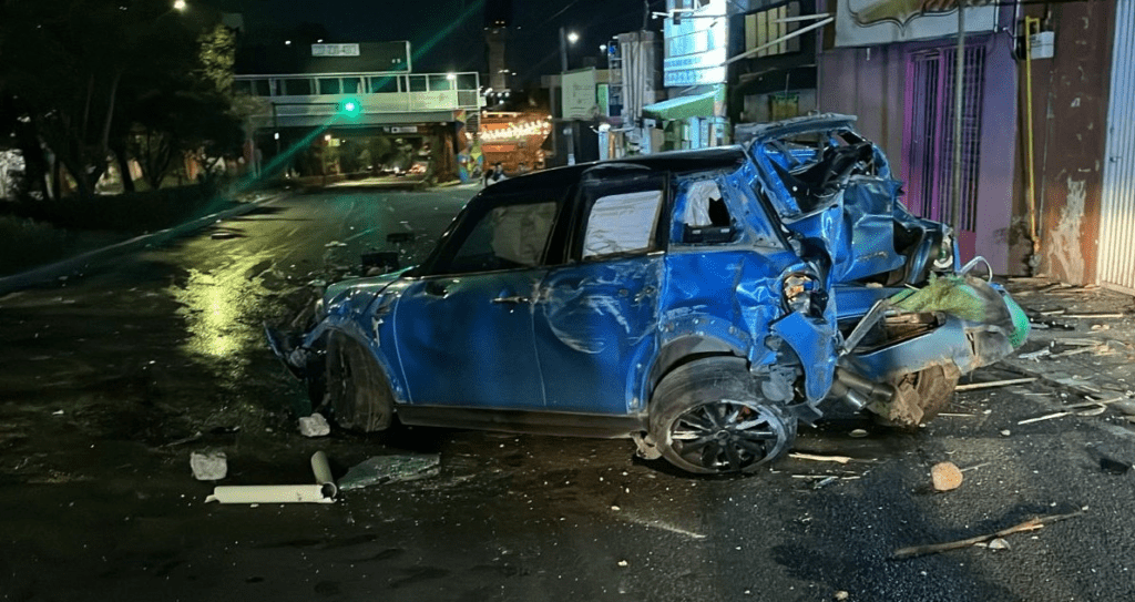 Joven ebrio atropella y mata a taquero en la Recta a Cholula