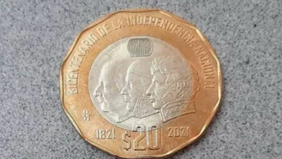 Moneda de 20 pesos conmemorativa