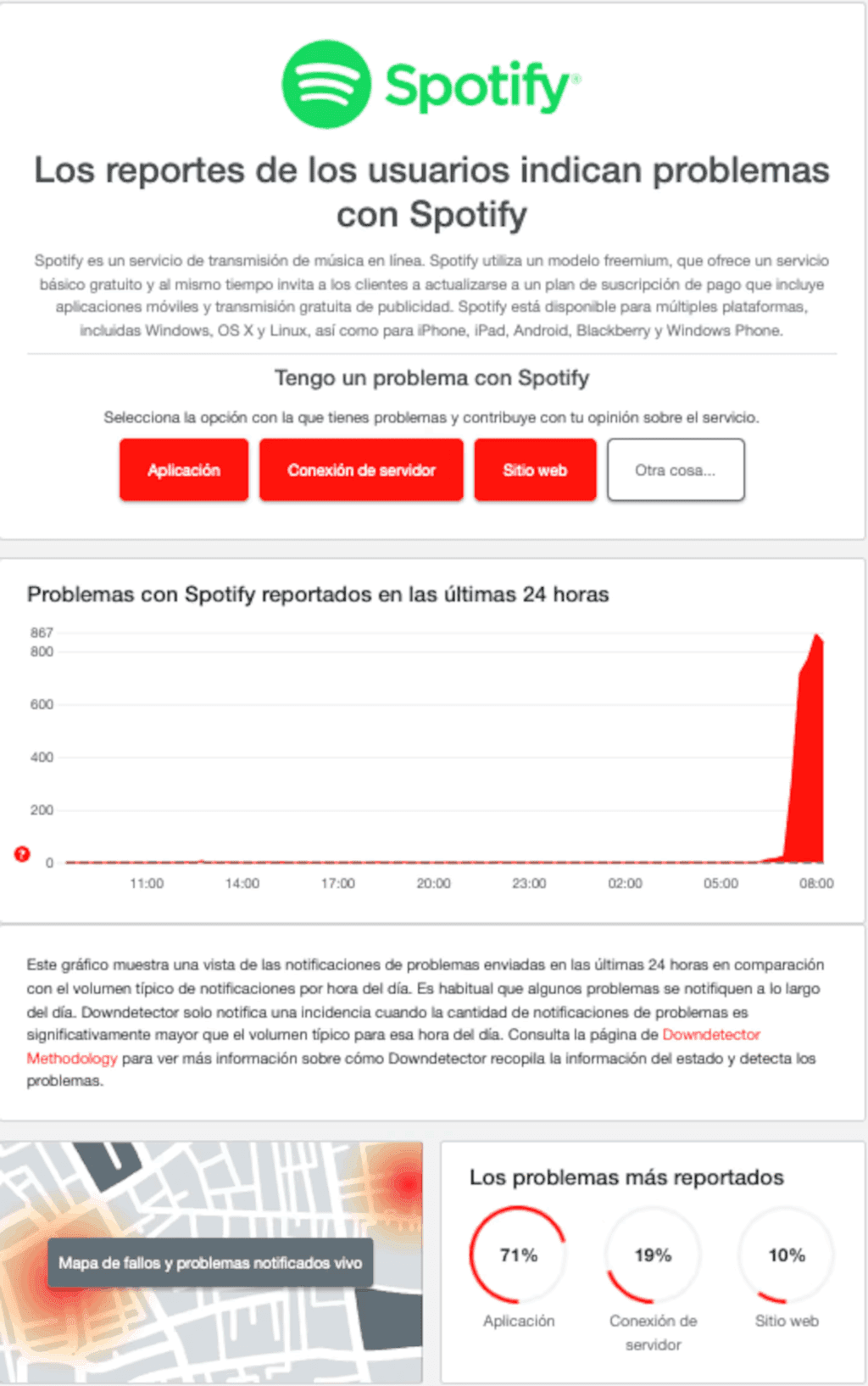 ¡Spotify se cae a nivel mundial! Grupo hacker DarkStorm se adjudica el ataque