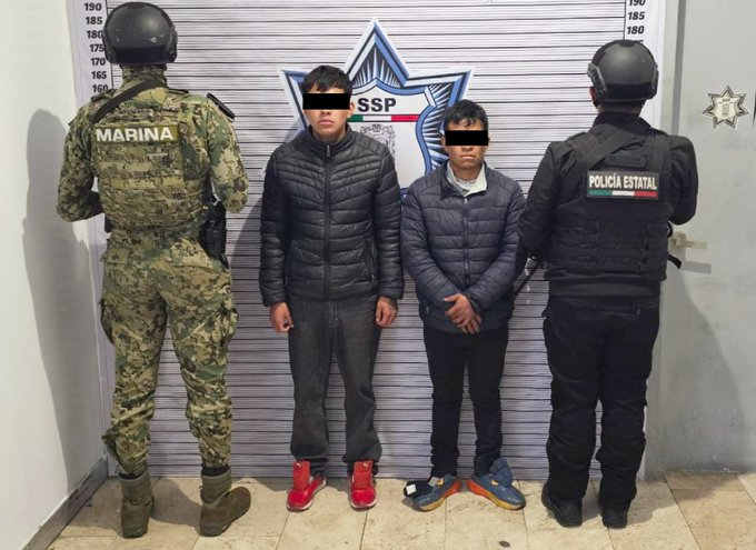 Detienen a dos hombres por presunto huachigaseo en Puebla; uno ya tenía antecedentes penales