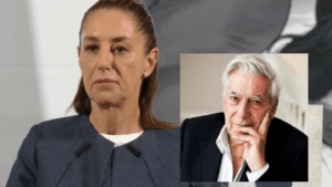 Claudia Sheinbaum lamenta la muerte de Mario Vargas Llosa