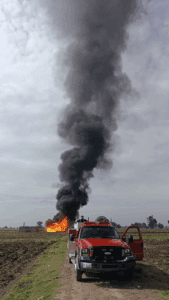 Fuerte incendio en Santa María Moyotzingo causa alarma