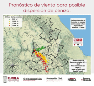 ¿Habrá caída de ceniza en Puebla hoy 13 de mayo de 2025?