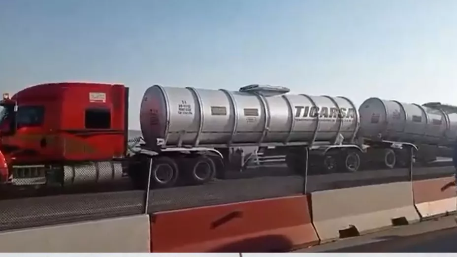 Cierre total en el Arco Norte por accidente de tráiler