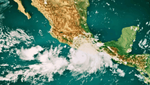Tormenta Bárbara acelera su avance hacia México