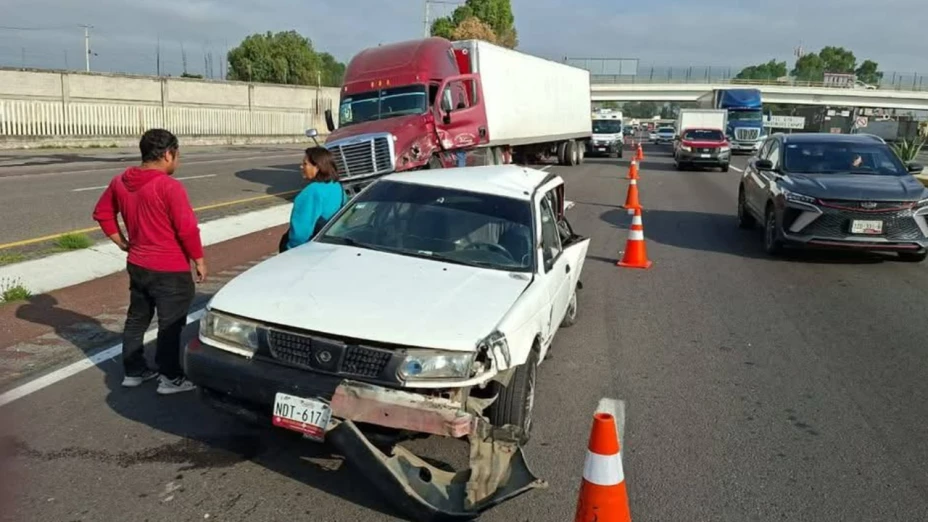 Accidente en la autopista México-Puebla hoy 9 de junio de 2025