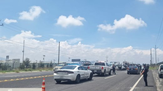 Fuerte accidente en la carretera Amozoc-Teziutlán