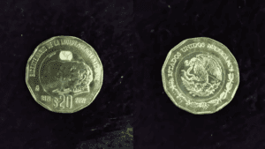 Moneda de 20 pesos con error de acuñación se vende hasta