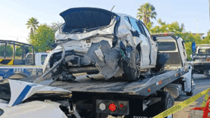 Liberan a joven responsable de carambola en Vía Atlixcáyotl