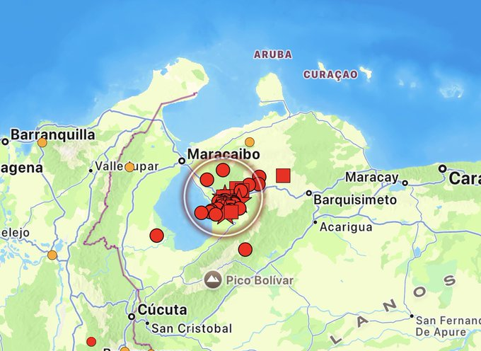Venezuela registra 10 sismos y 21 réplicas en menos de 24 horas