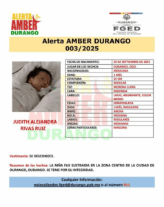Localizan dentro de una bolsa a bebé robada