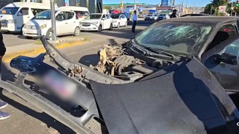 Caos y cierre por accidente en la carretera Tlaxcala-Puebla
